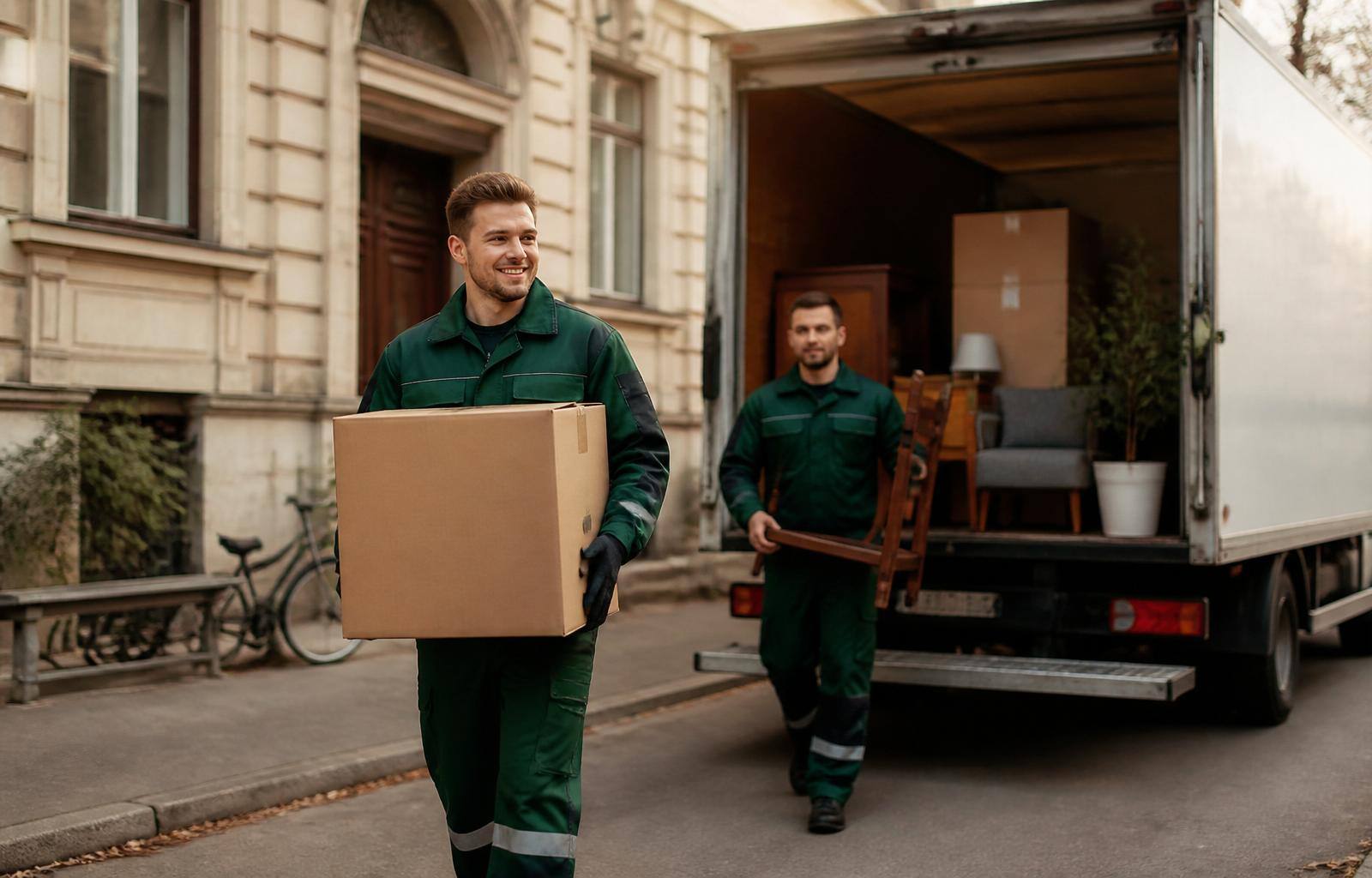 Rümpel Profi Wien – Räumungsteam vor einem Wiener Altbau
